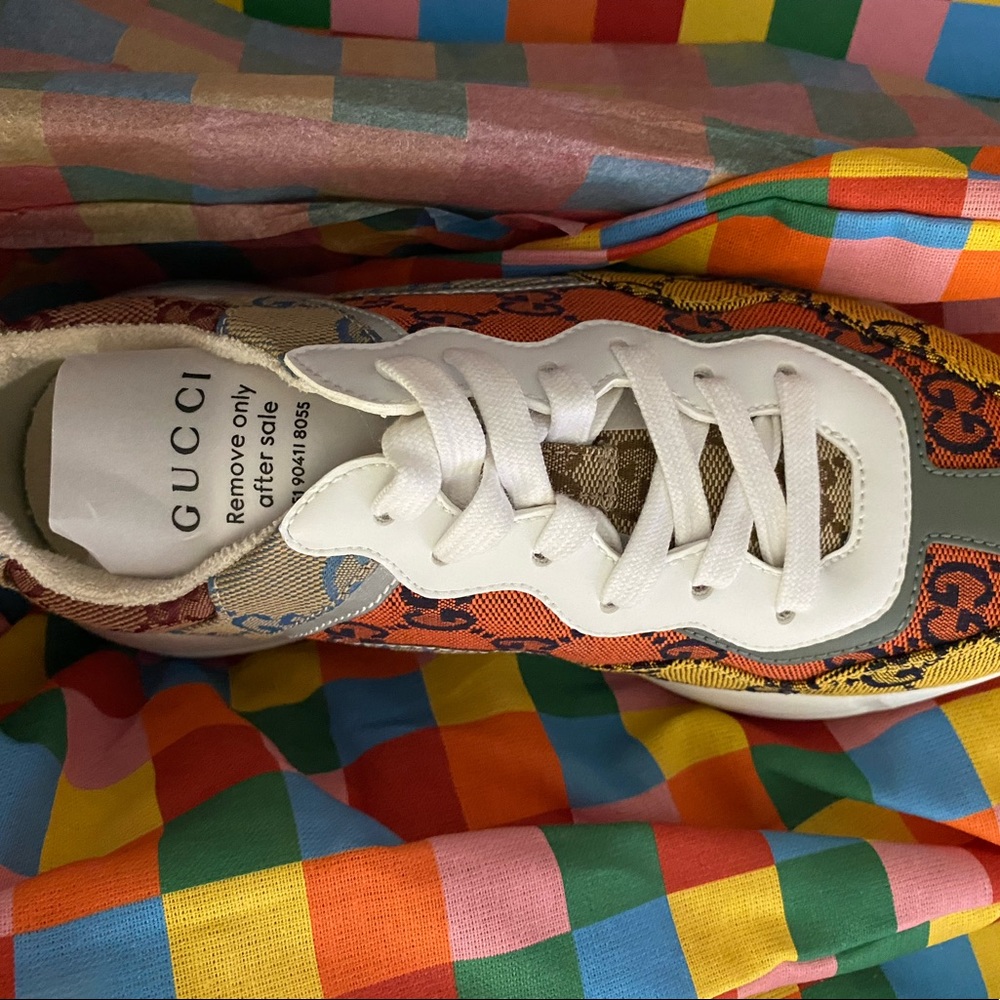 Gucci Phyton sneakers colorful